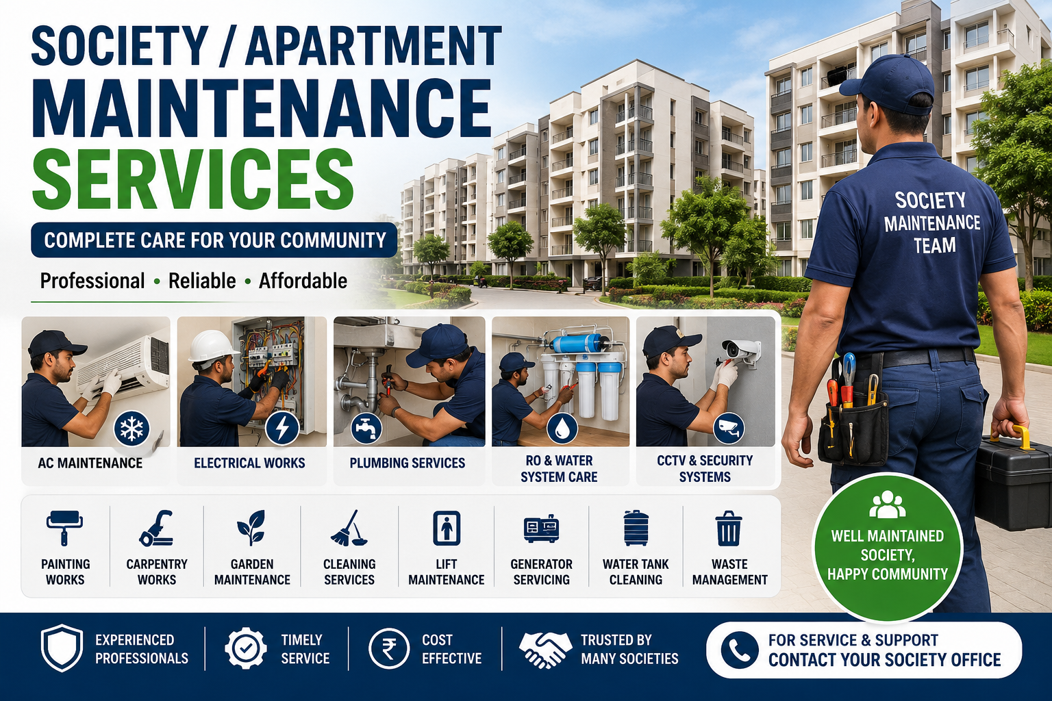 Society / Commercial Maintenance